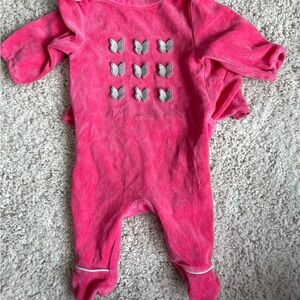 Obakki Pink Butterfly Footie